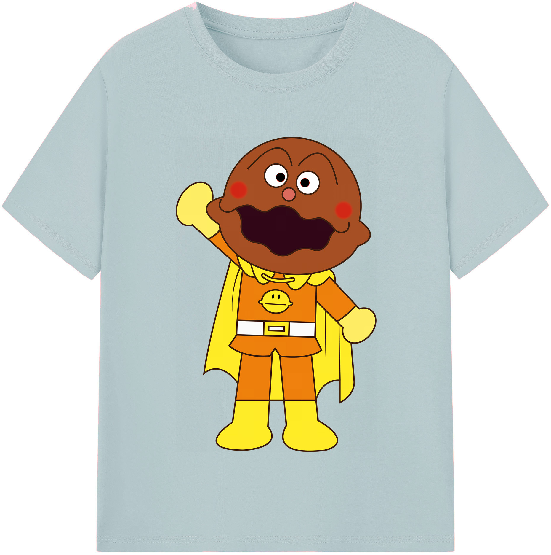 （画像用） アンパンマン Anpanman 綿100％半袖Tシャツ（フロントプリント）